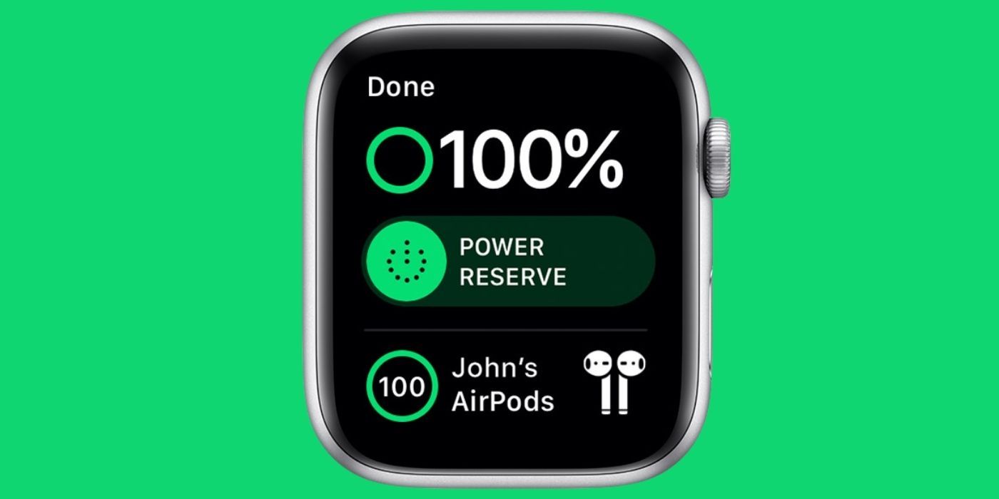 apple watch turn off power reserve