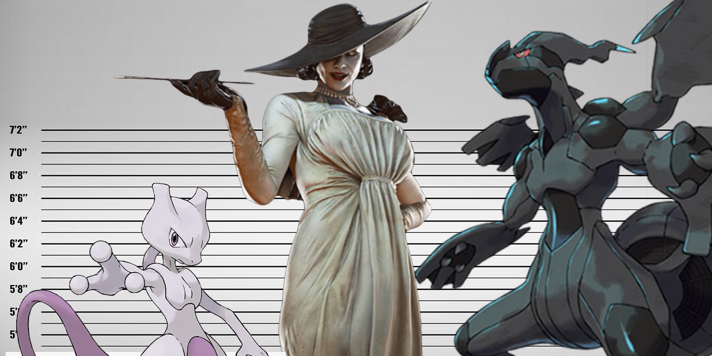Resident Evil Village Lady Dimitrescu Height Compared To Legendary Pokemon