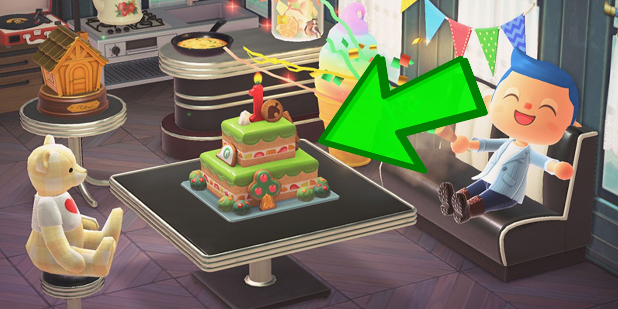 Animal Crossing How To Get The 1st Year Anniversary Cake