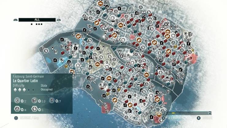 Which Assassin S Creed Map Is Most Crowded With Collectibles
