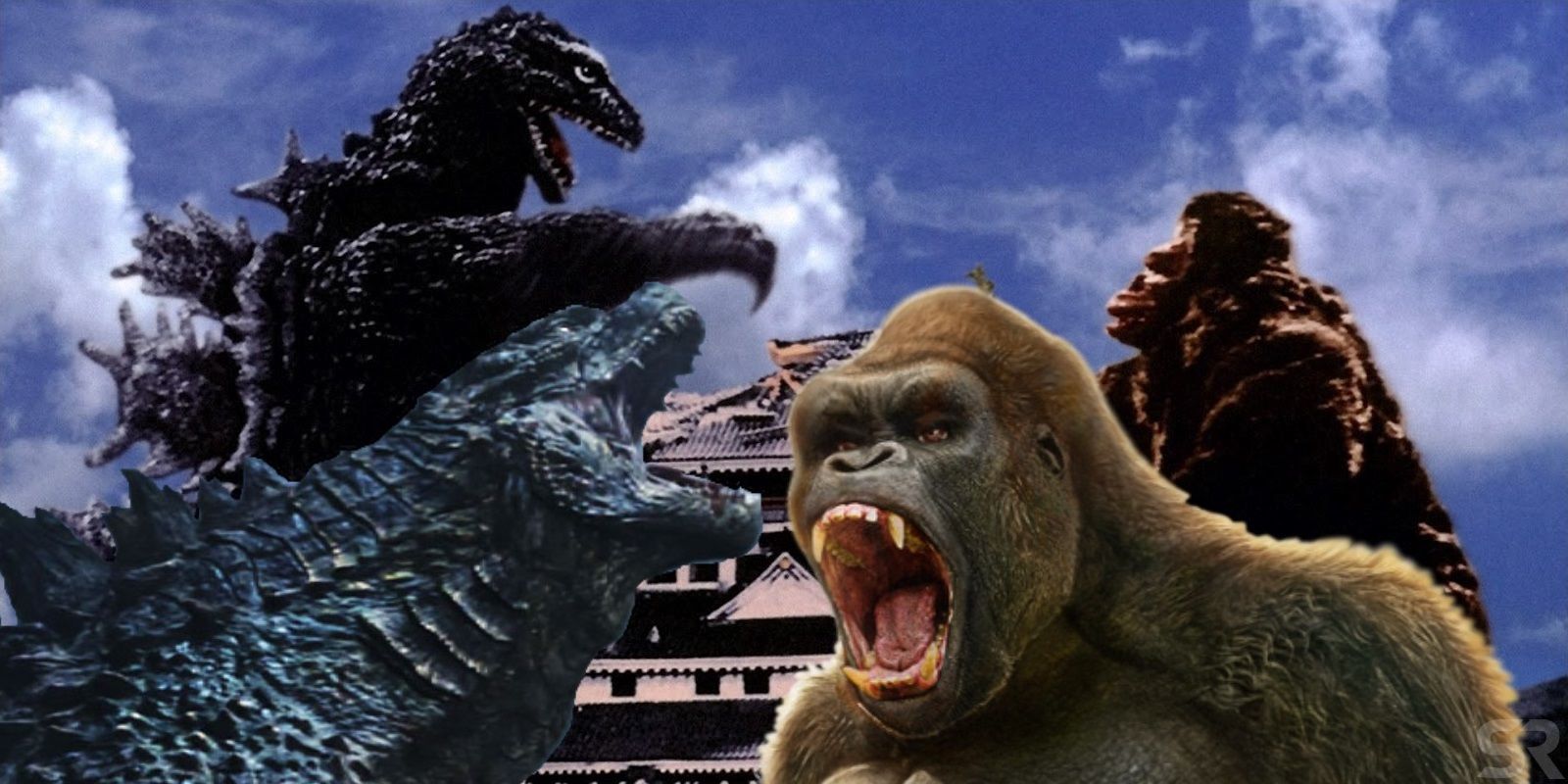 Годзилла против титанов. King Kong vs Godzilla 1962. Планета обезьян Кинг Конг. Кинг Конг против бабушки.