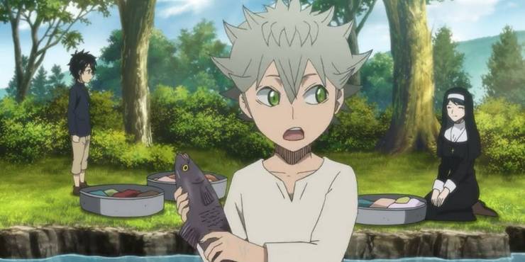 Asta as a child in Black Clover