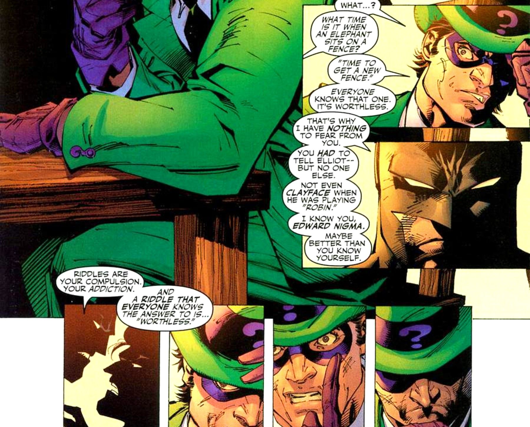 Batman Revealed The Riddler S Greatest Weakness With A Single Question
