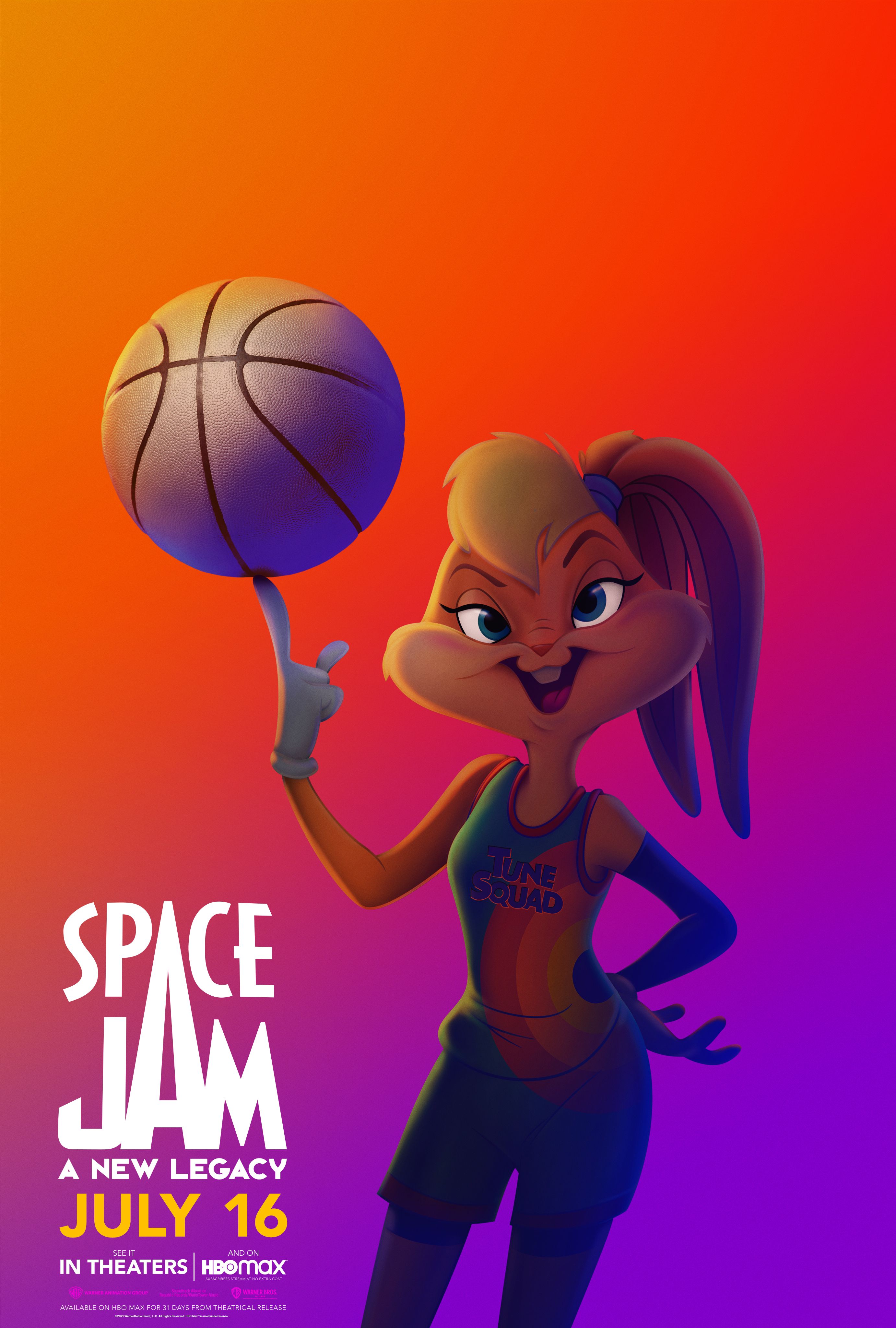 Space Jam 2 Character Posters Show 3d Designs Of Tweety Taz And More 