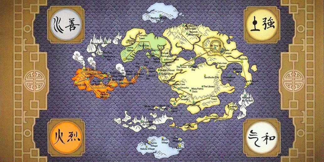 Avatar The Last Airbender 10 Fascinating Facts About The World’s Geography