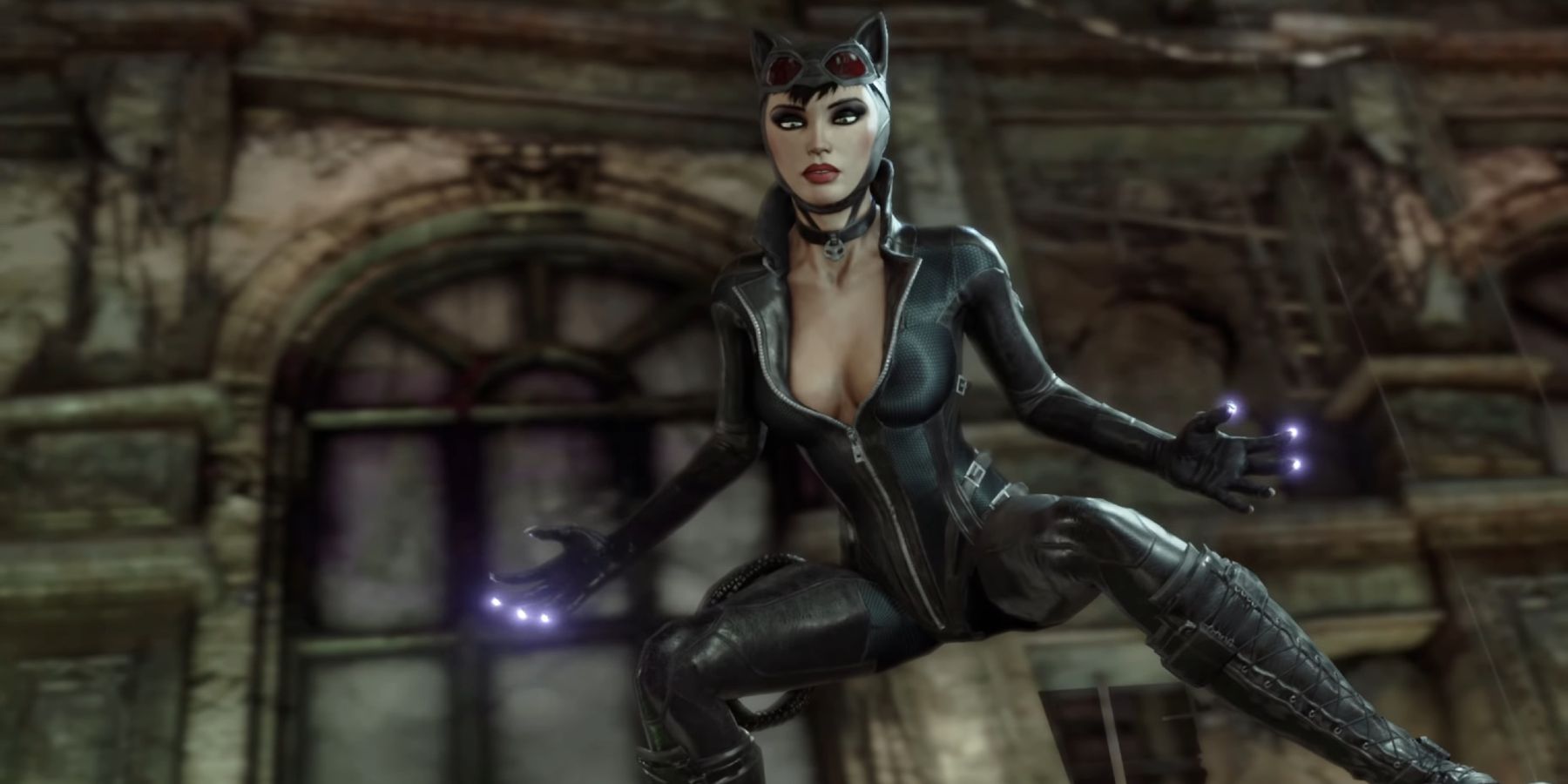 Catwoman Extending Her Claws Batman Arkham City