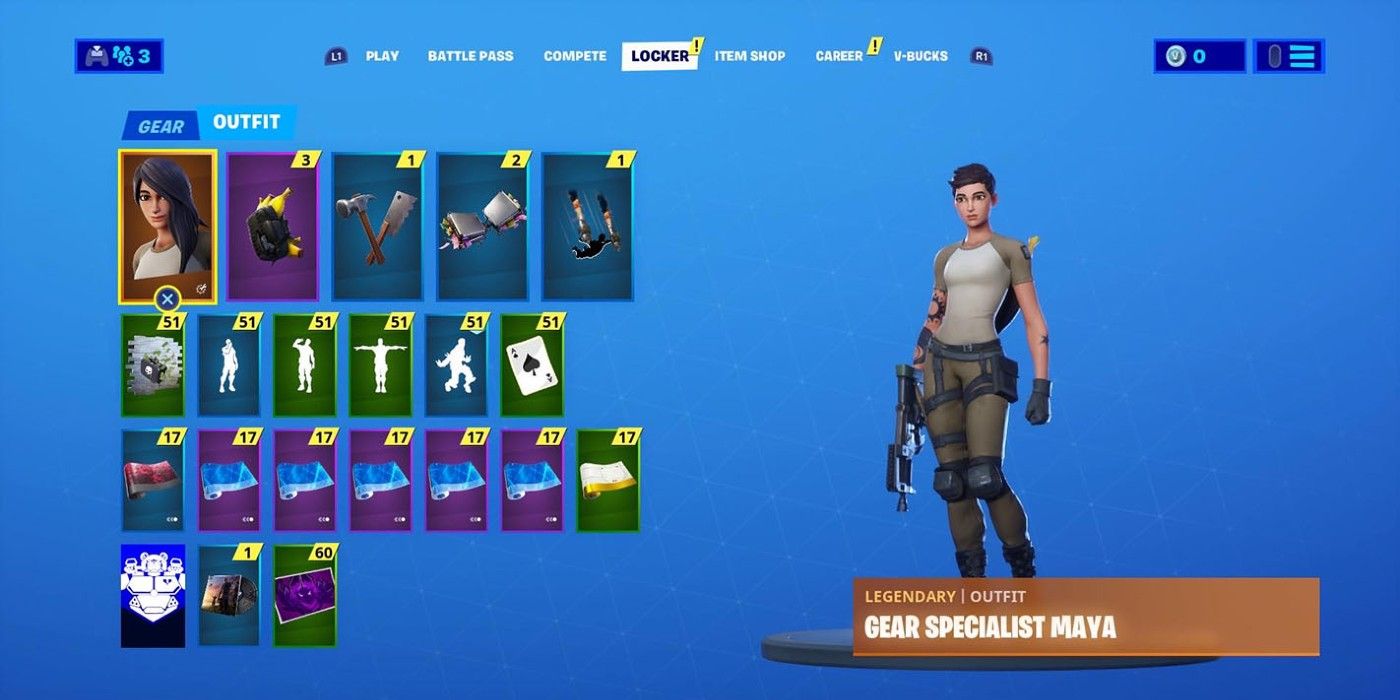 Check Someones Fortnite Locker Fortnite How To Find Out How Much Your Locker Cost Screen Rant