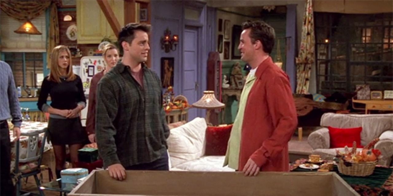Joey and Chandler by the