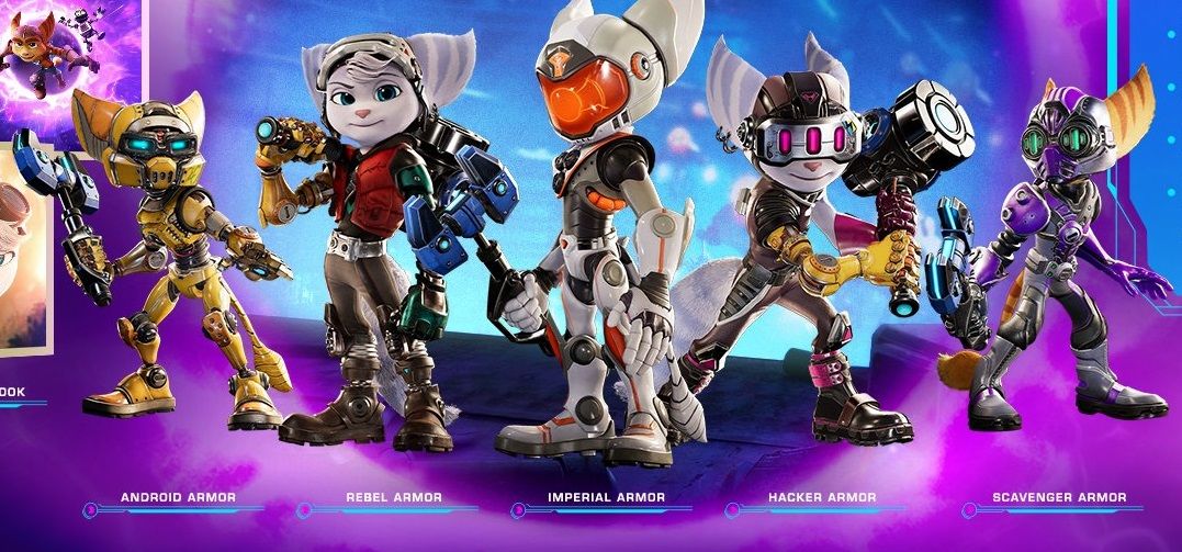 Ratchet Clank Rift Apart S Exclusive Deluxe Edition Armor Pieces