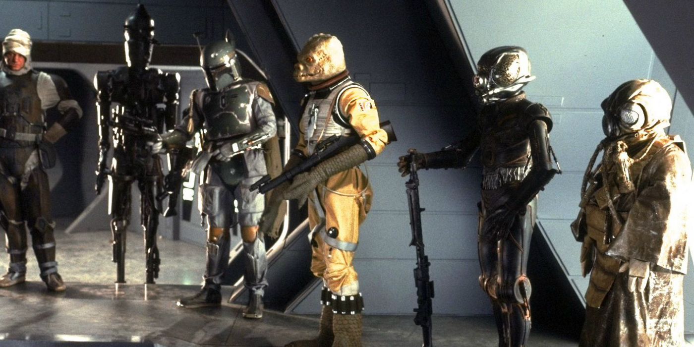 The Bounty Hunters in Star Wars The Empire Strikes Back