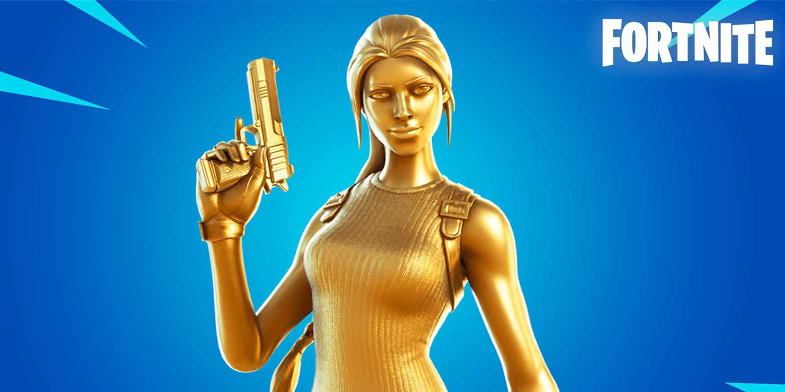 How To Get The Gold Lara Croft In Fortnite Fortnite How To Unlock Gold Lara Croft Screen Rant
