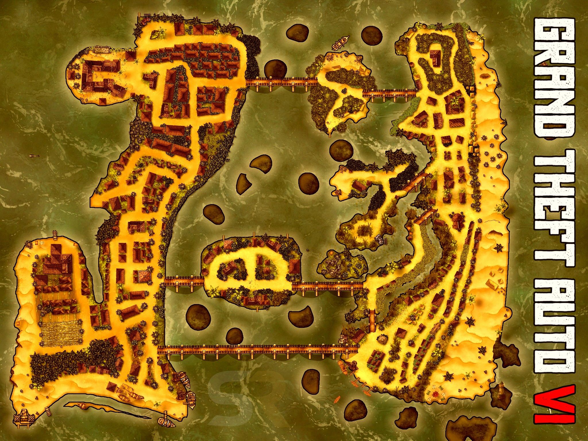 What Gta 6 Vice City S Map Would Look Like On Rdr2 S Timeline