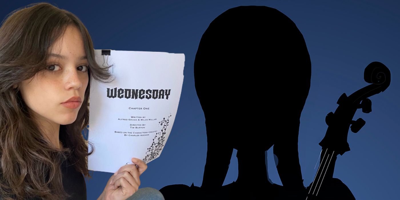 Tim Burtons Wednesday Addams Show Script Page Available To Read Online