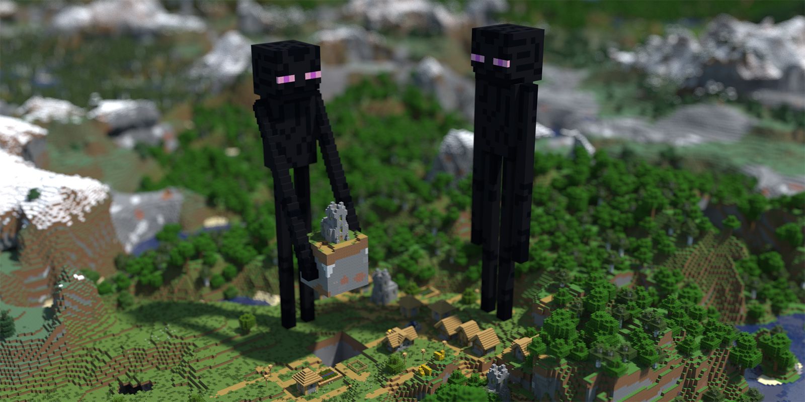 Minecraft Mobs Reimagined As Impressively Massive In Game Statues Geeky Craze