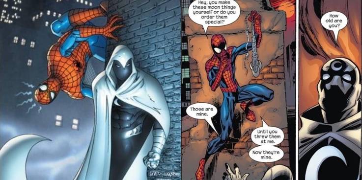 spiderman steals from moon knight entry