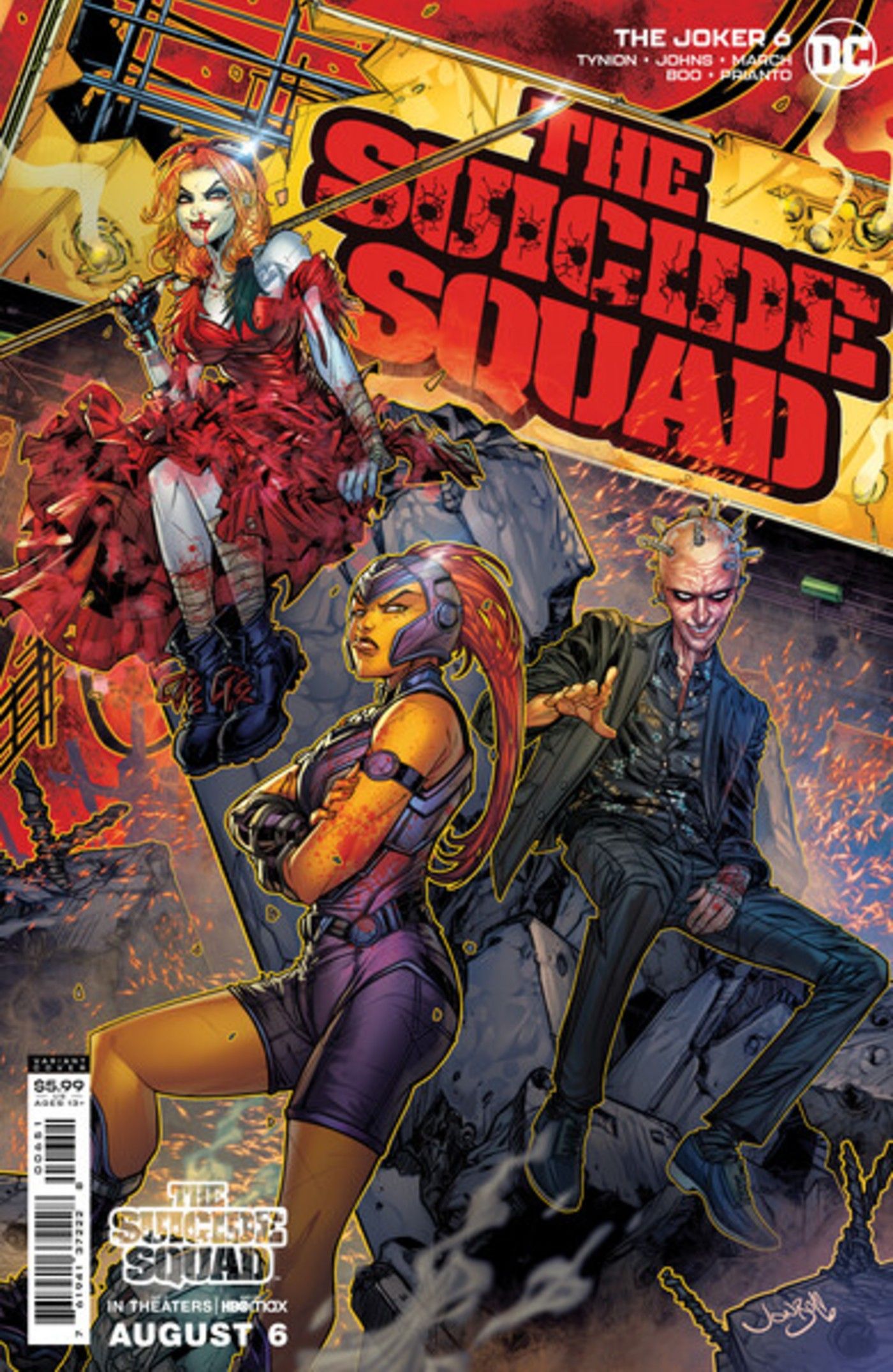 DC Revela Capas De Quadrinhos Inspiradas No Filme 'The Suicide Squad' 10