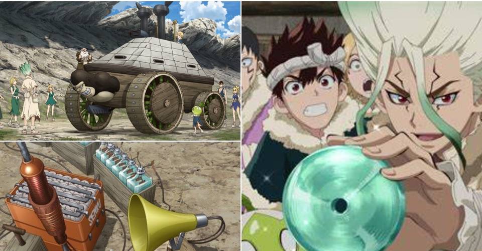 Dr Stone The 10 Most Ambitious Inventions So Far Screenrant Dr Stone The 10 Most Ambitious Inventions So Far Screenrant