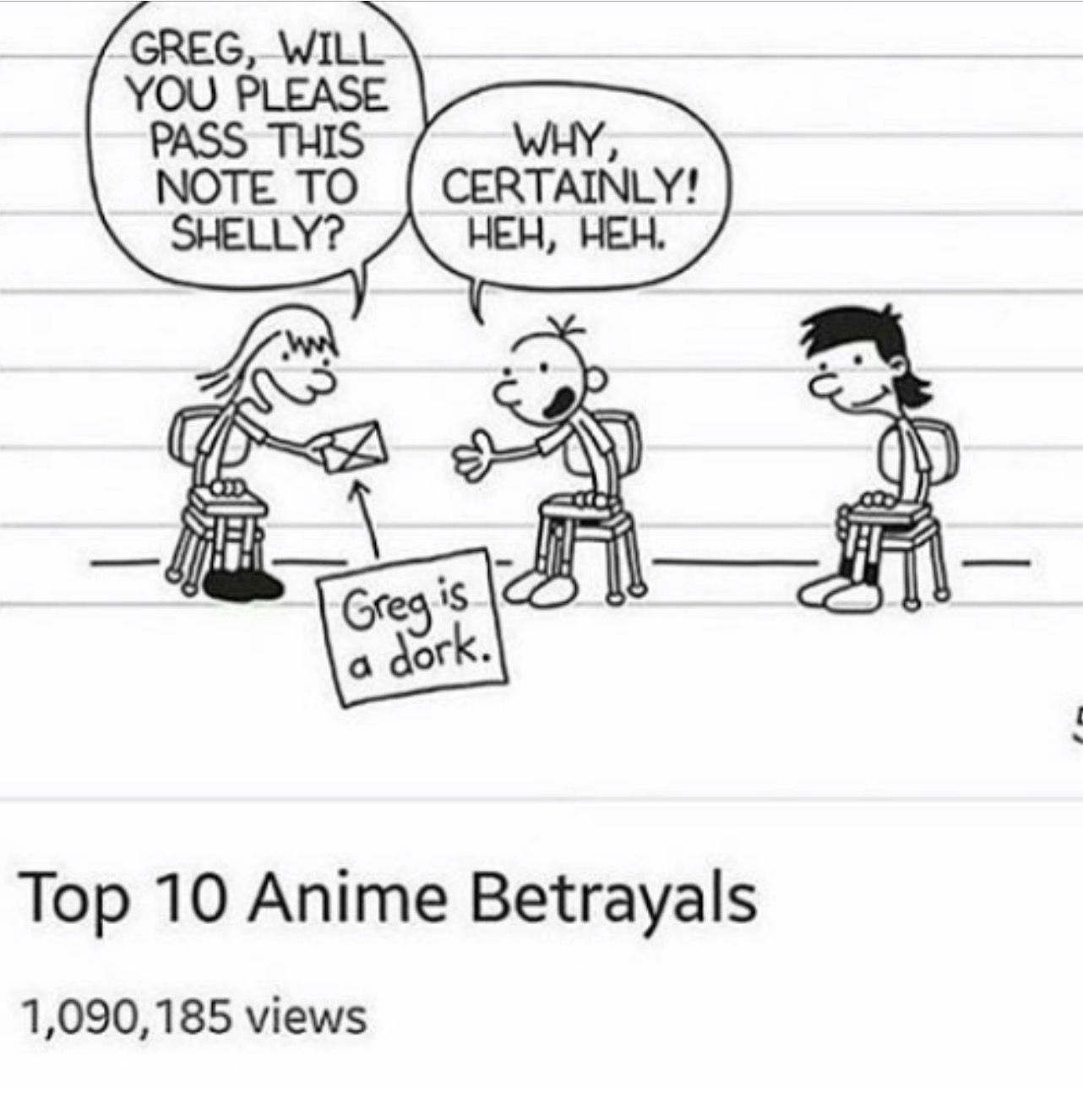 10 Hilarious Top 10 Anime Betrayals Memes We Cant Stop Thinking About