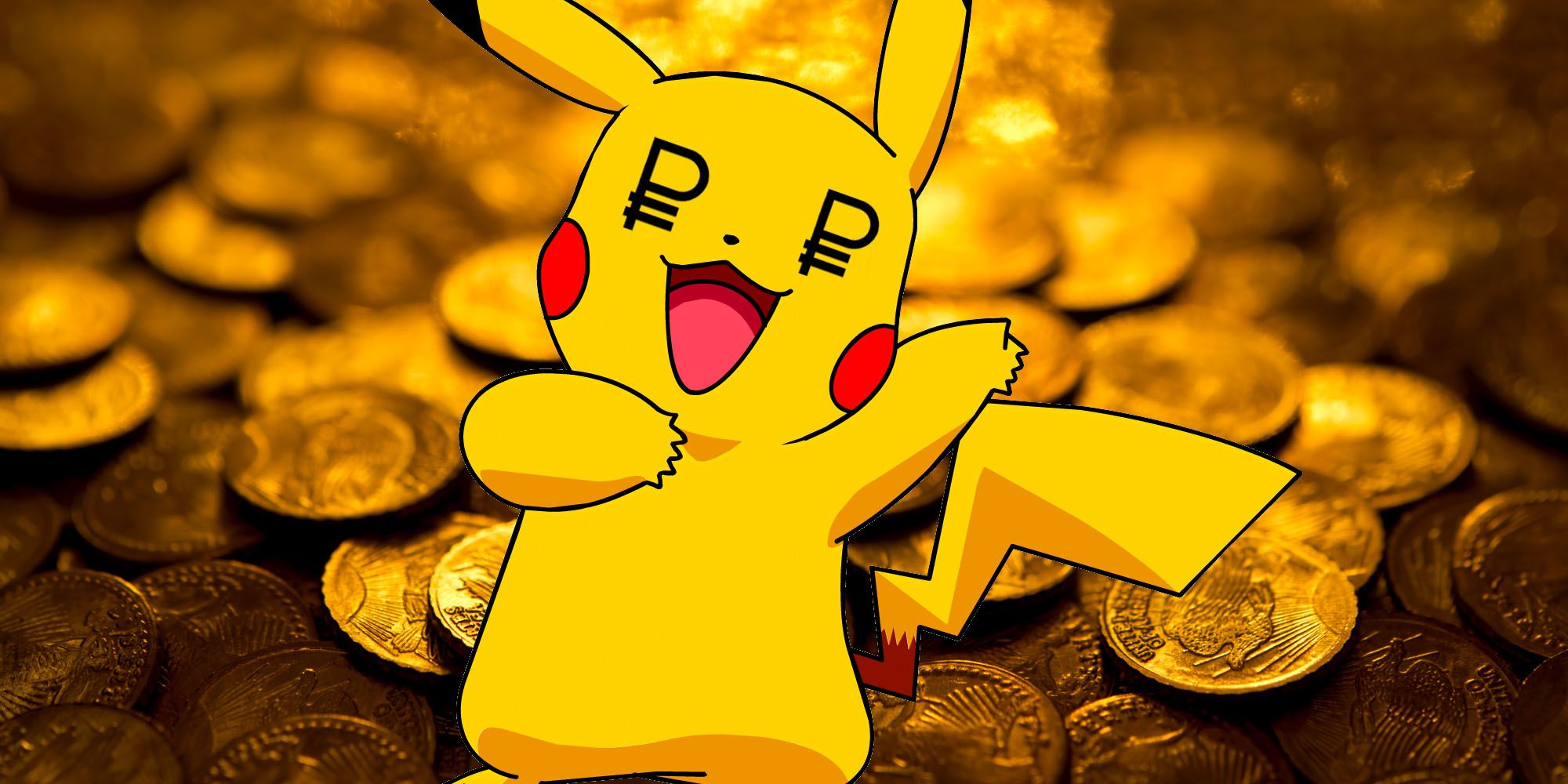 Dollar Bill {COLOR} REAL Pokemon Pikachu Spendable Money!