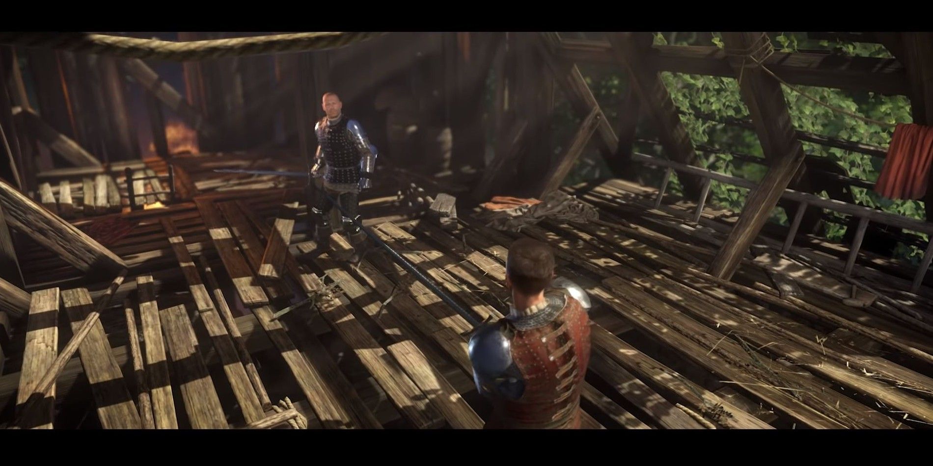 Kingdom Come Deliverance Switch Port Is A Mistake Cut Scene Battle Image From Kingdom Come Deliverance