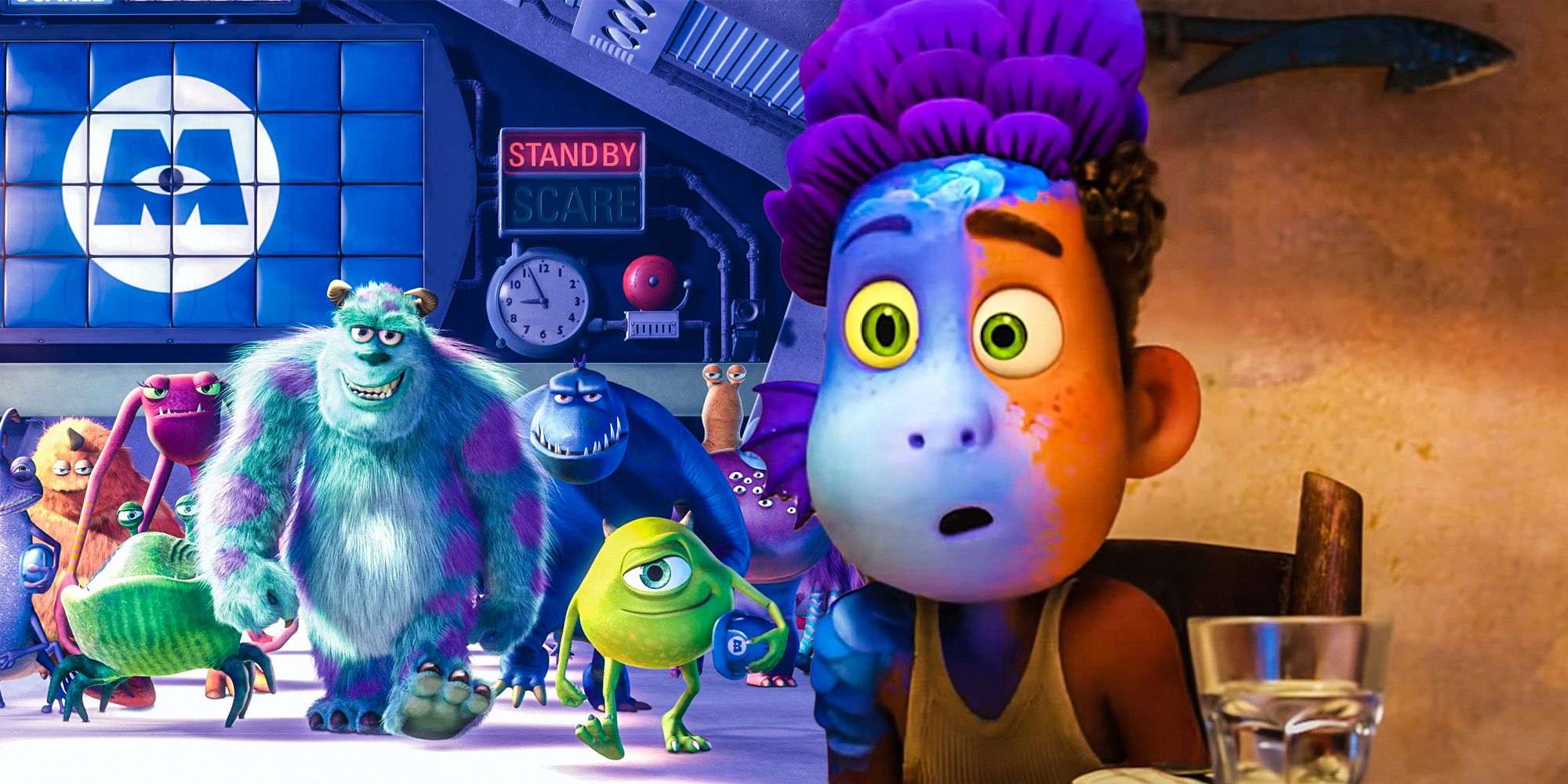 Pixar Theory: Luca's First Sea Monsters Were Monsters Inc Exiles