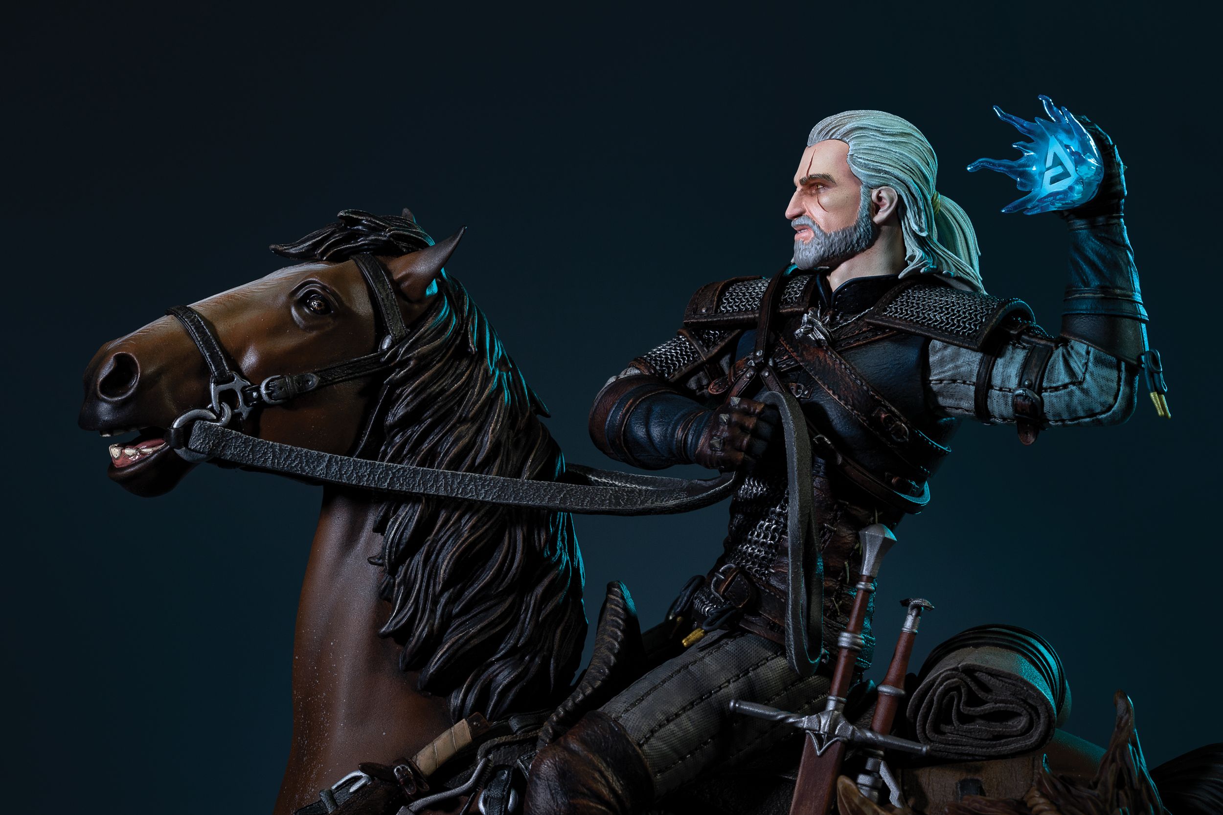 geralt and roach funko