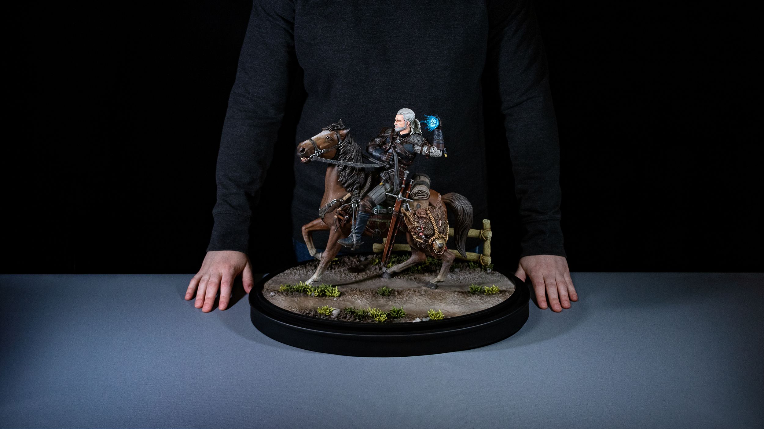 geralt and roach funko