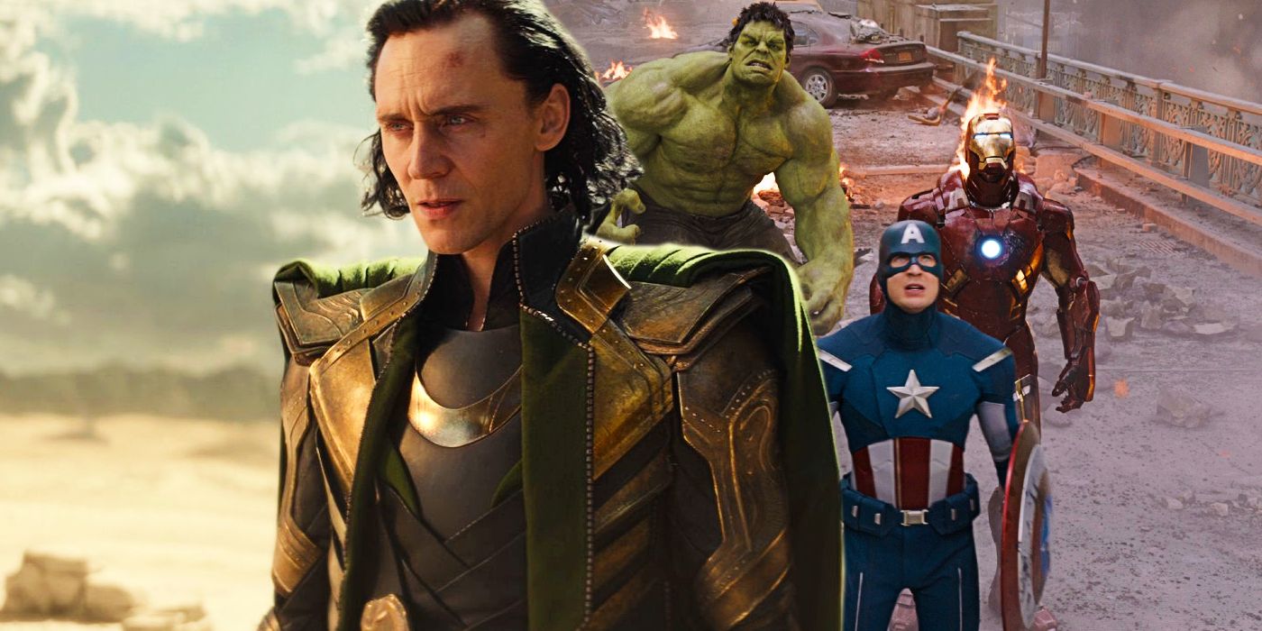 Tom Hiddleston in Loki and Avengers in Battle of New York
