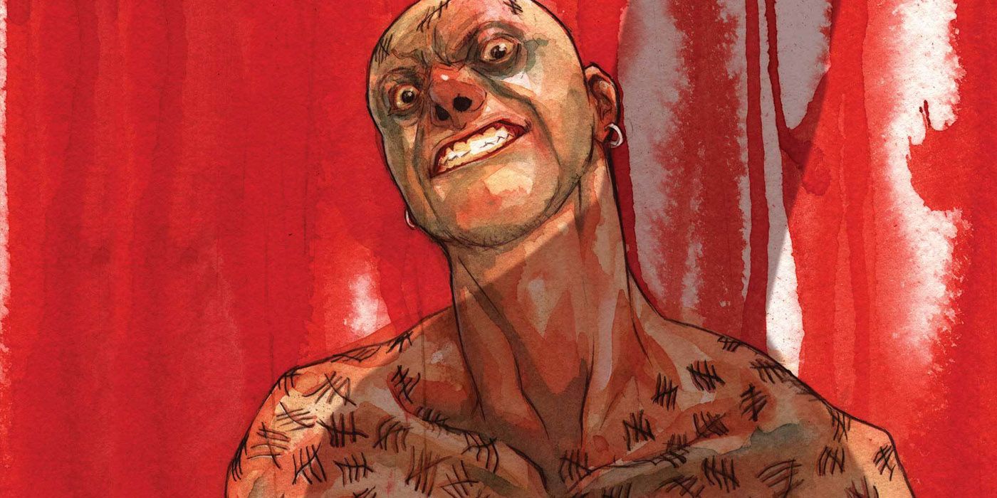 Victor Zsasz marking his body