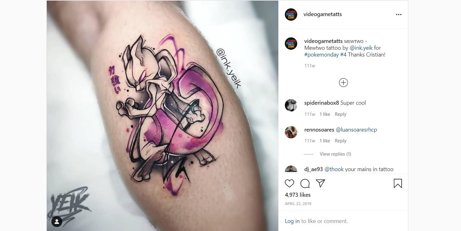 Pokémon 10 Legendary Tattoos That Are Too Cool 