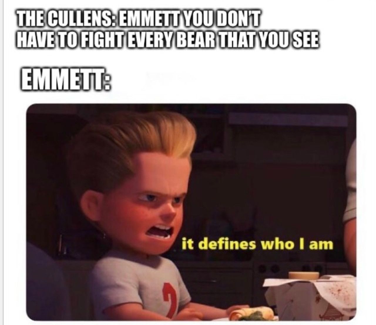 Twilight Saga 10 Emmett Memes Fans Will Love Screenrant