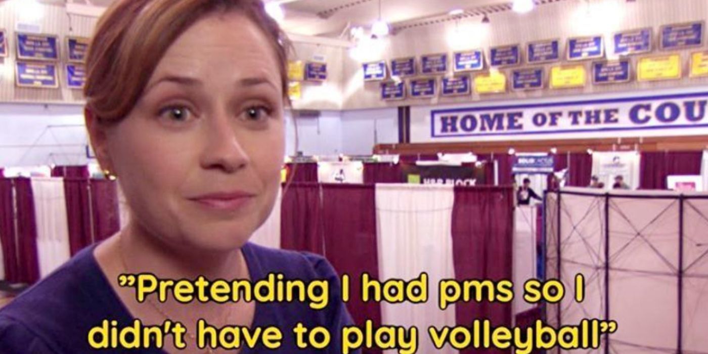 Pam hated gym class on The Office