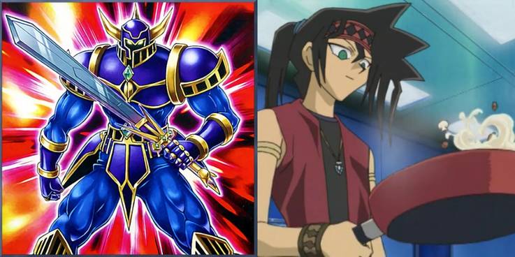 Yu-Gi-Oh!'s Duke Devlin and Orgoth The Relentless