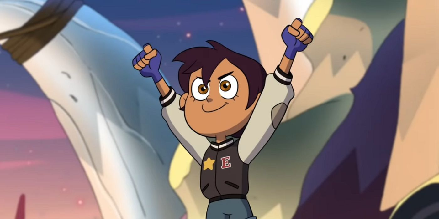 Luz with her arms raised above her head in The Owl House.png