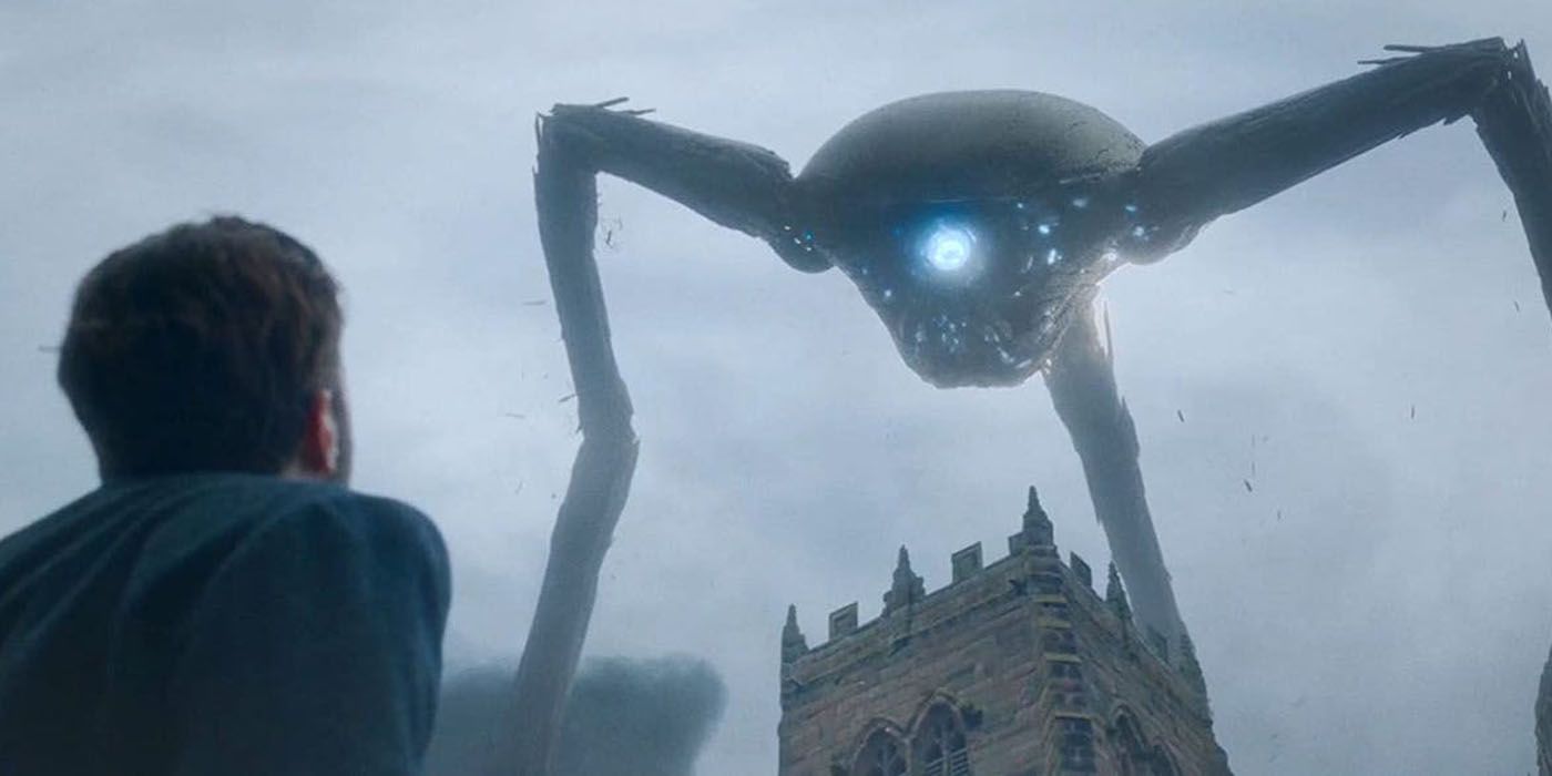 The alien attack in War Of The Worlds