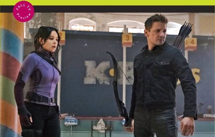 NEW: Hawkeye Images Show Kate Bishop, Clint & Lucky 2 Kate Bishop and Clint Barton