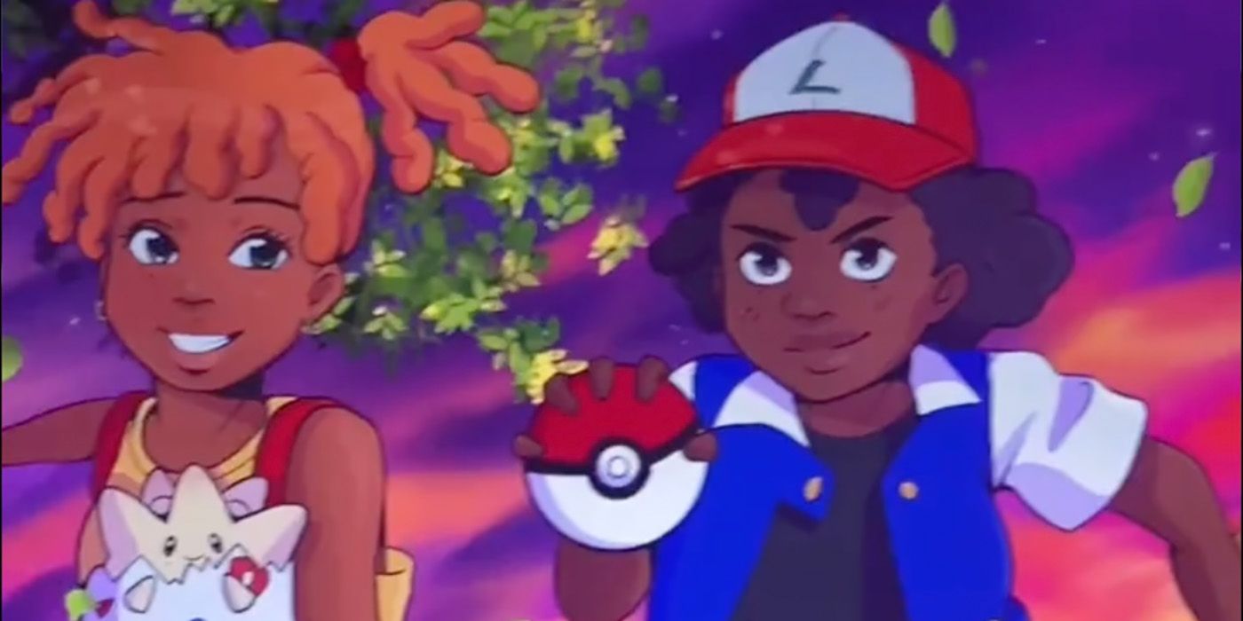 Pokemon Animation Tiktok Reimagines Ash Misty As Black Characters