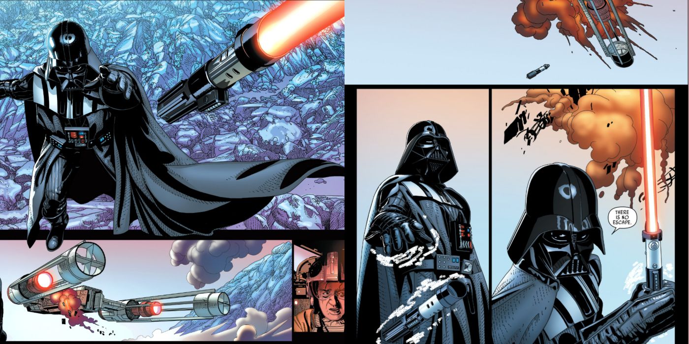 Darth Vader Y Wing comics