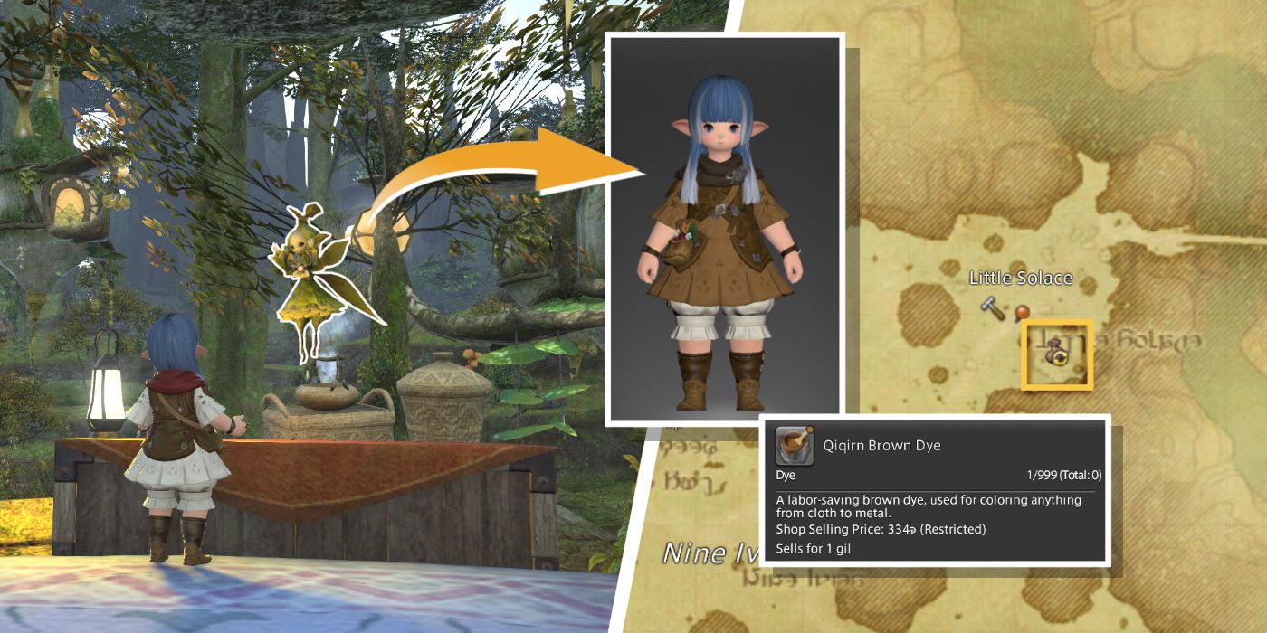 Final Fantasy XIV How to Get Qiqirn Brown Dye