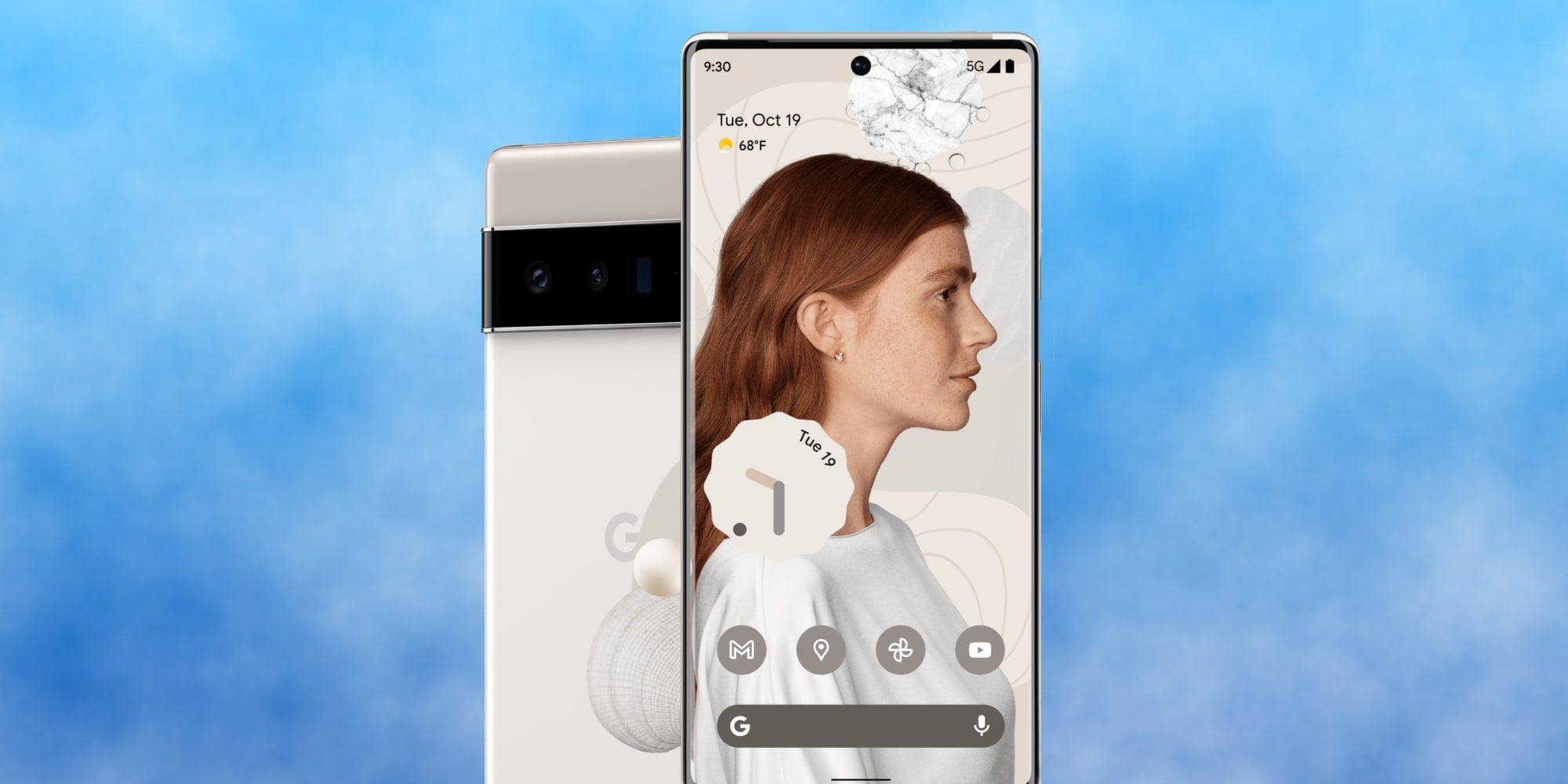 Google Pixel 6 Pro In The Clouds