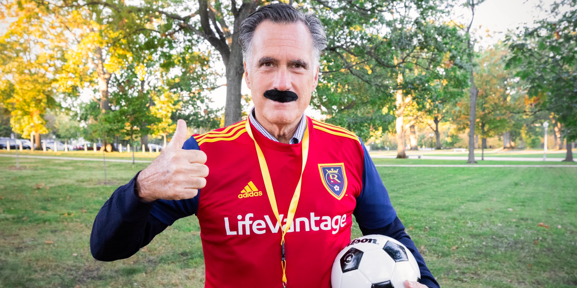 Mitt Romney Dresses Up As Ted Lasso In Cringey Halloween Videos