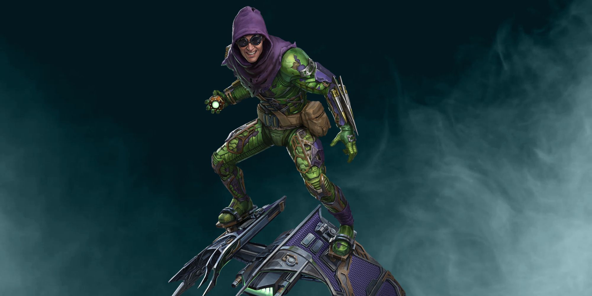Official concept art for Green Goblins new design in Spider Man No Way Home