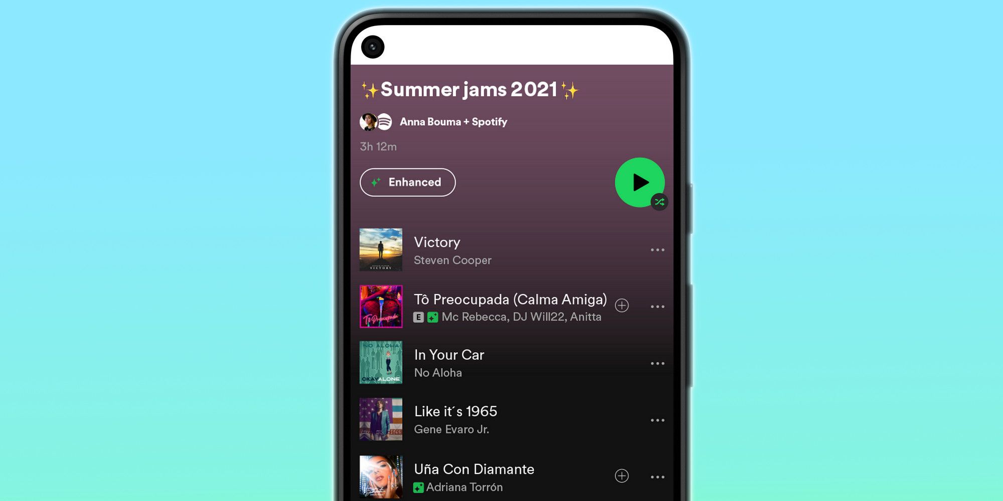 Turn On Enhanced & Spotify Will Improve Your Boring Playlists For You