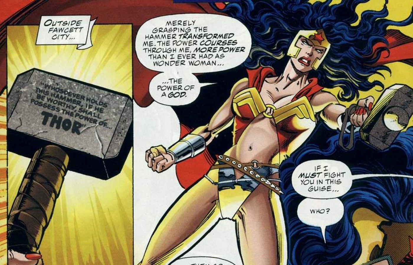 Surprise Girl's Most Highly effective Type Got here from Marvel's Mjolnir