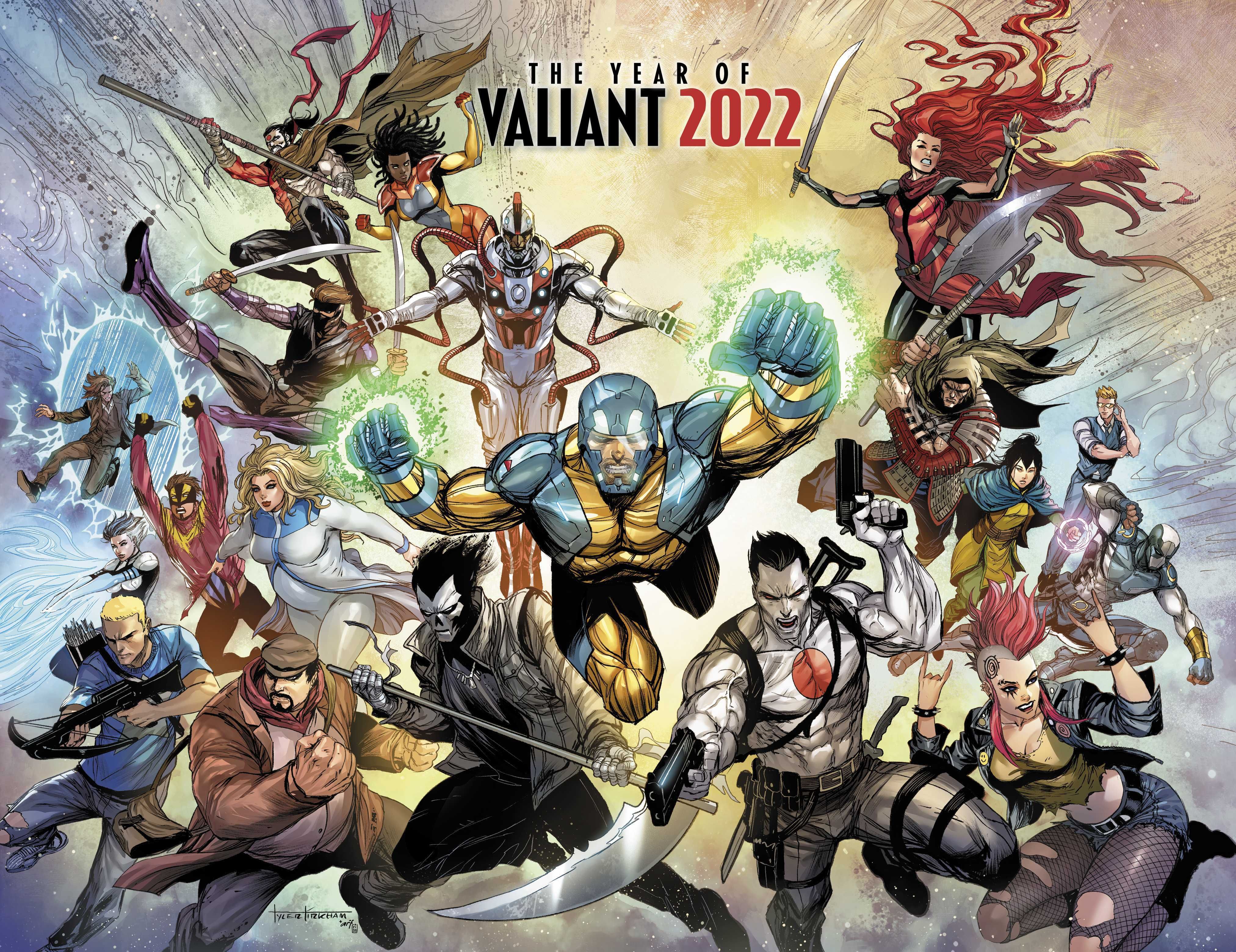 2022: O ano da Valiant começa a celebração de Valiant Universe 1
