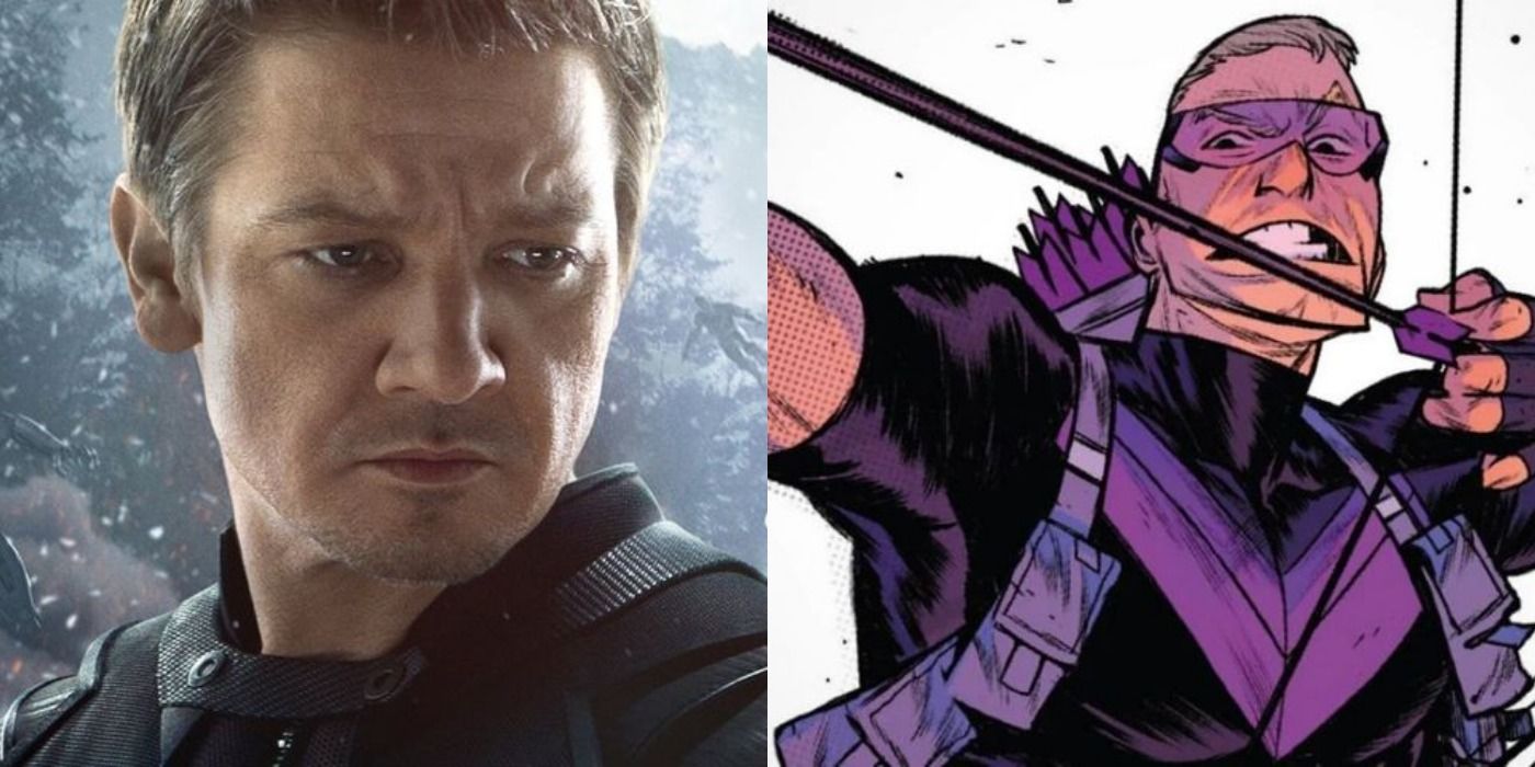 10 Biggest Differences Between Hawkeye In The Movies And The Comics