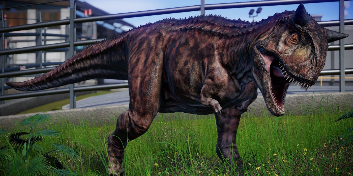 Carnotaurus in Jurassic World Evolution