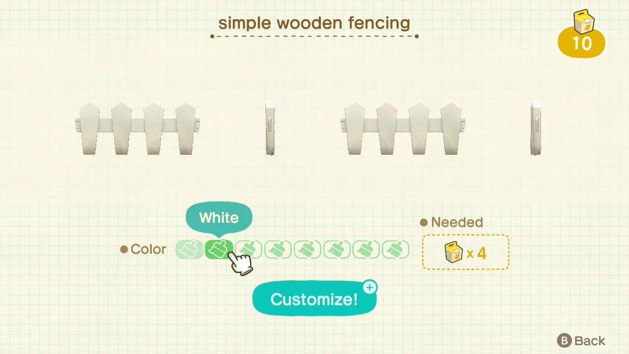 Animal Crossing How to Customize Fences Wechoiceblogger