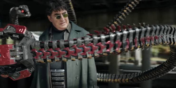 Doc Ock's upgraded tentacle-like arms in No Way Home