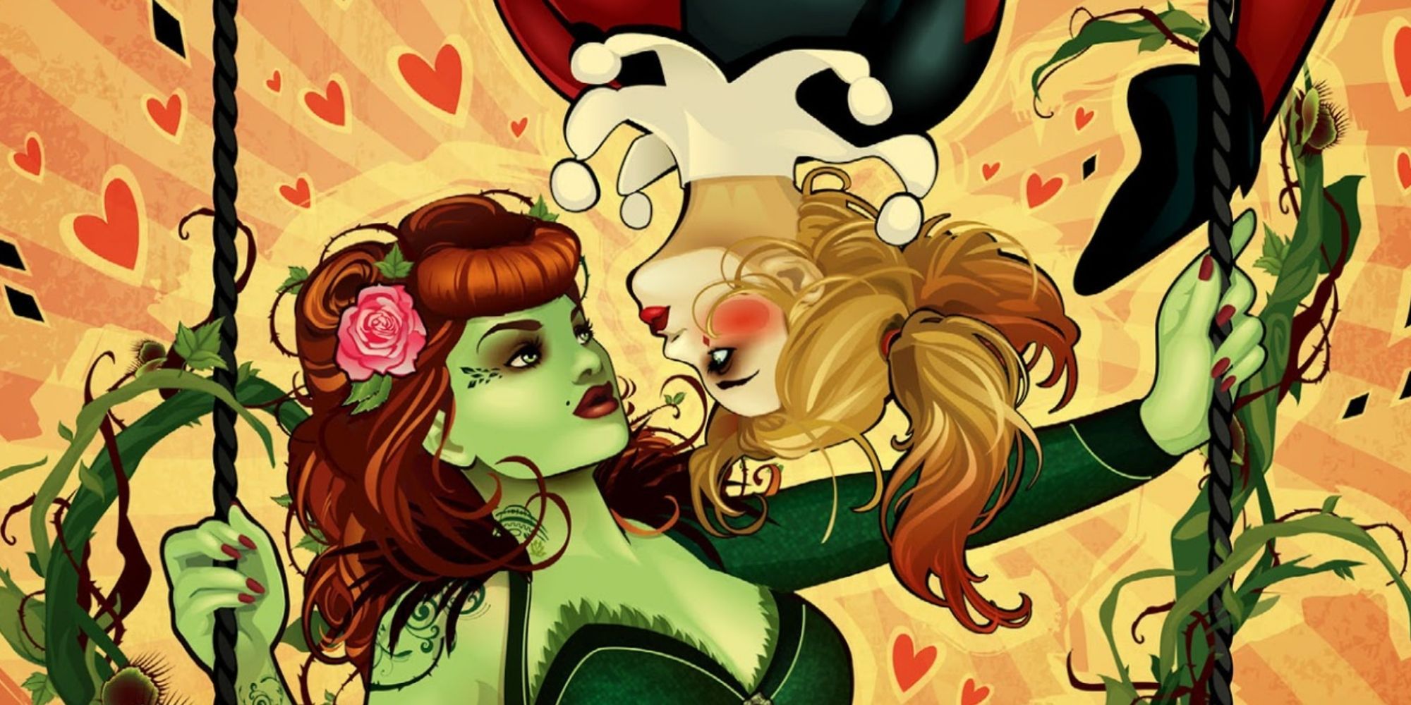 Poison Ivy Sweeps Harley Quinn Off Her Feet In Romantic New Cover